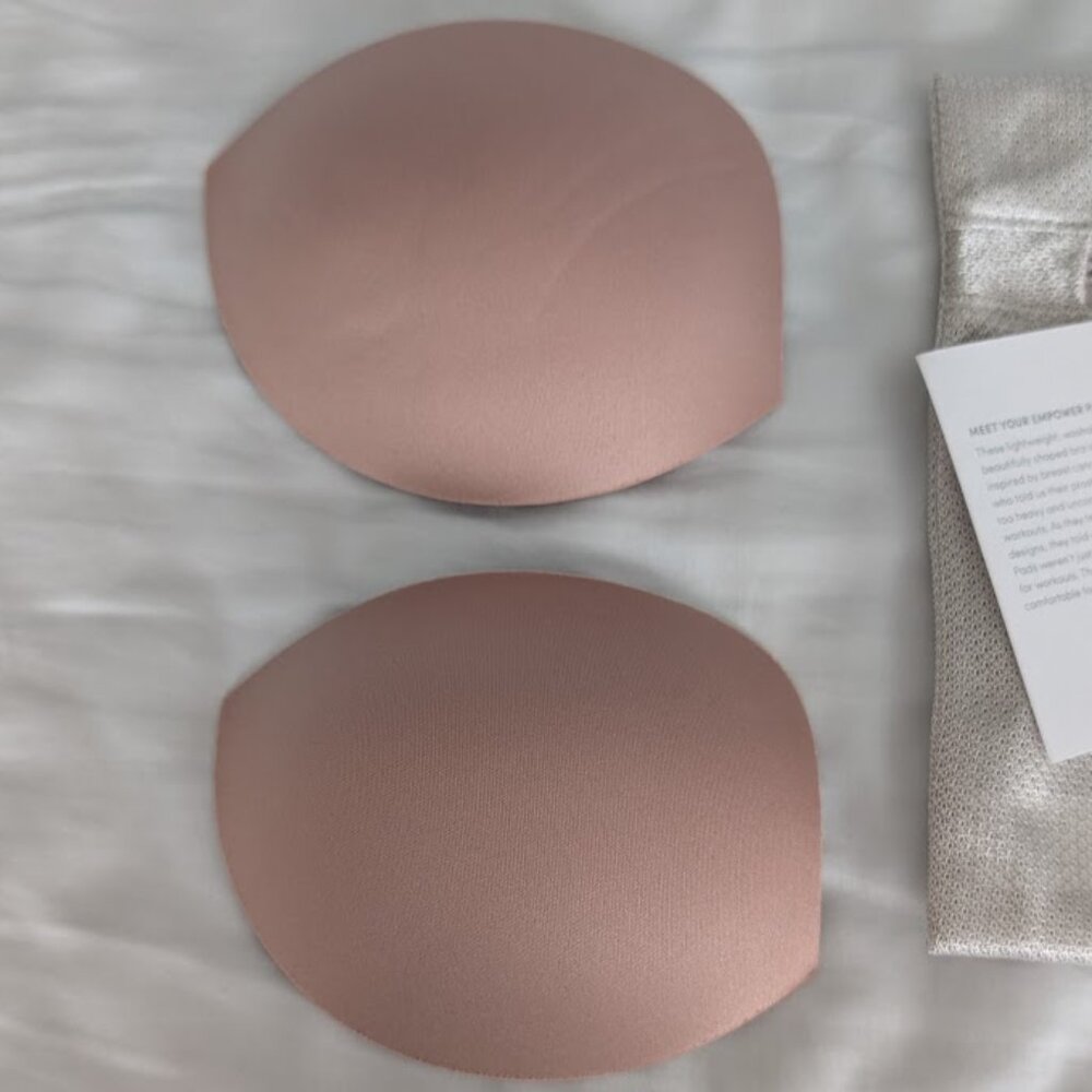 NEW Athleta post-mastectomy bra inserts LEFT A cup